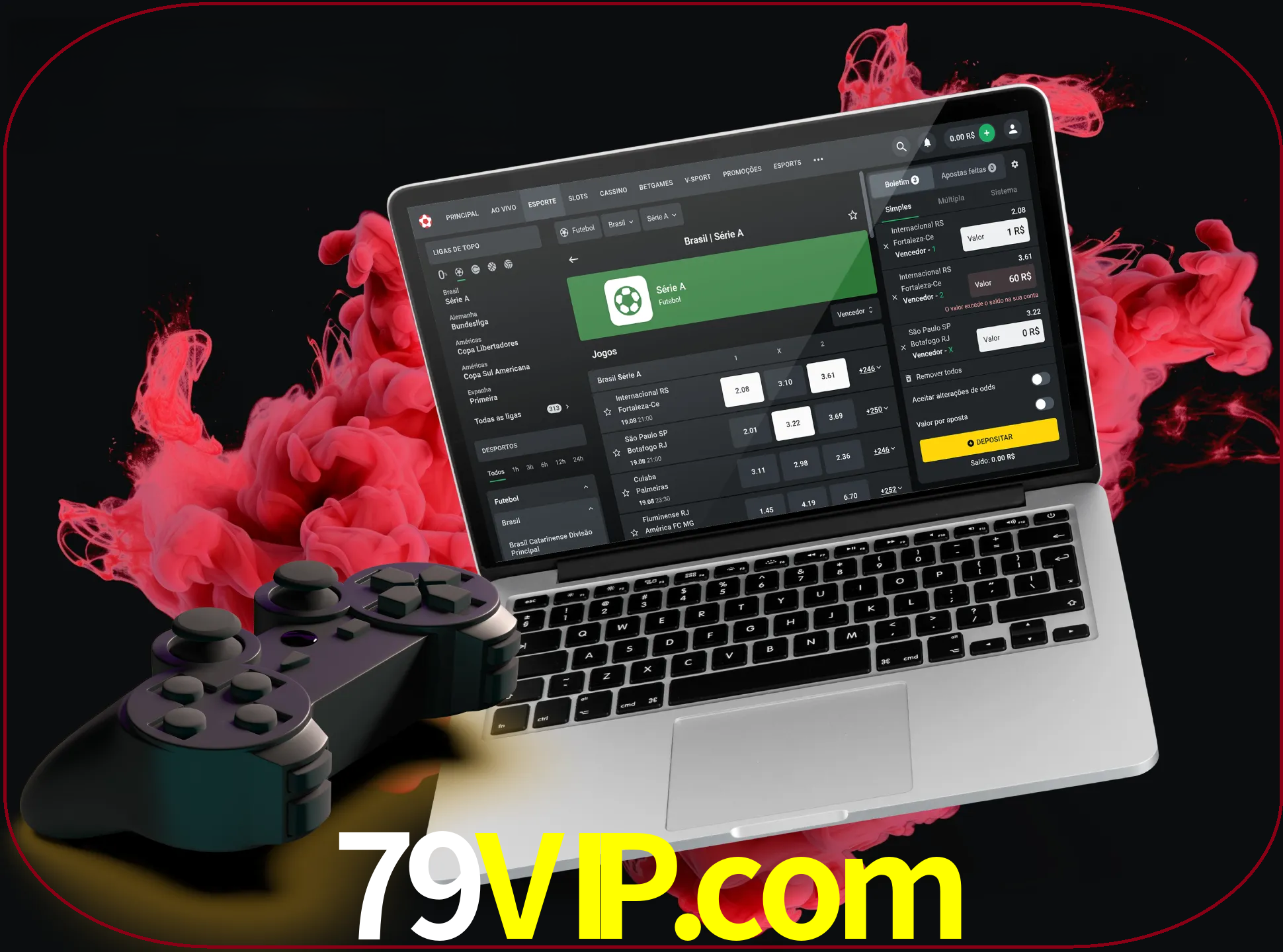 Visite a secção especial de jogos de vídeo em 79vip para descobrir em que jogos pode apostar e ganhar muito dinheiro.